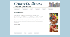Desktop Screenshot of christel-dhom.de